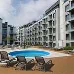 Lägenhet Nadmorskie Tarasy Park I Morze Z Garazem, Basen, Sauna, Jacuzzi